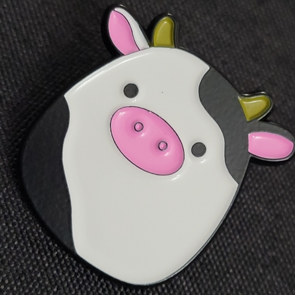 Squishmallow Conner Cow Enamel Pin - Picture 10 of 10